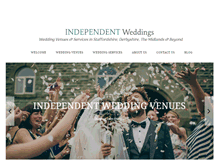 Tablet Screenshot of independent-weddings.co.uk